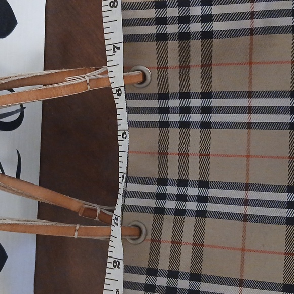Burberry London Beige Nova Check Shopper Mini Tote Bag - Picture 11 of 11